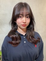 ロンドエニカ 大宮(Lond enika)&nbsp;斜めバンググレージュカラー