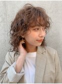 アレンジも可愛い!マッシュウルフスパイラルパーマ・・・HINATA
