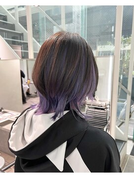 シェリ ヘアデザイン(CHERIE hair design) インナーラベンダー×ウルフ☆