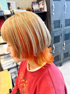 アチーブリス(achieve Liss) 個性的×デザインカラー こなれ感ウルフカット♪