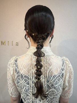 ミラ(Mila) トップはタイトのお洒落up編み下ろし♪