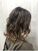大人可愛い外ハネゆる巻きミディ【TELA　HAIR】