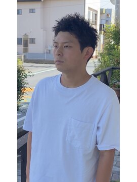 ヘアースペース サイ(Hair Space SAI) スパイキーショート×ツイストパーマ