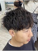 メンズカット×ニュアンスパーマ