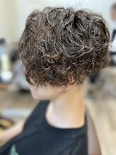 ヘア ナヴォーナ 大浦店(hair NAVONA) 前下がりくるくるパーマ