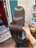 ミルクティーブラウン×ピチキュア×ツヤ髪「渋谷/髪質改善TR」
