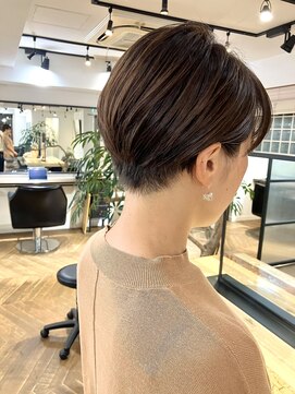 ファイブシーン アオヤマ(5SCENE AOYAMA) ショートパーマショートカット前髪あり前髪なし20代30代40代