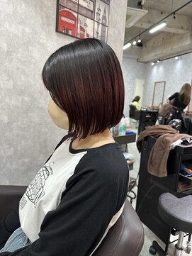 シールドヘアー 沖縄 新都心(C'LD Hair) ミニボブ/小顔ボブ/冬カラー/ブリーチ/内巻きボブ/カット