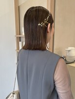 ミュゼプリュム(Musee plume)&nbsp;金箔ボブアレンジ