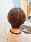 スッキリ大人ショート/ツヤ髪ナチュラルブラウン