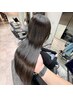 《美髪縮毛矯正》+髪質改善カラー+カット＋oggi1stepTR+Refaマイクロバブル