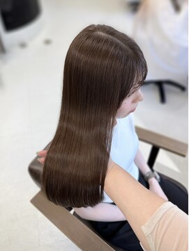 ハピネス 梅田茶屋町店(HAPPINESS) 韓国風/レイヤーカット/顔周り/顔まわり/髪質改善/ベージュ