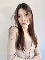 シア(XIA)&nbsp;エアストレート/シースルーレイヤー/シルキーベージュ/艶髪