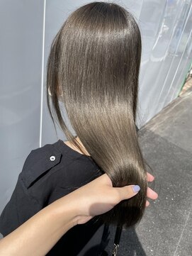 アフィナー(Afinar) 【横浜/横浜駅】透け感◎オリーブベージュカラー