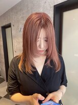 ジーナ 名駅(XENA.)&nbsp;《YURI》オレンジピンクベージュ/オレンジベージュ/艶カラー