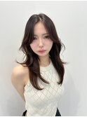 柔らかく揺れるレイヤーで、今っぽナチュラルスタイルに