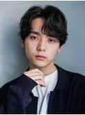 韓国メンズヘア/カルマパーマ/ニュアンスパーマ*渋谷/MEN'S/眉毛