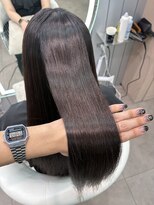 グロー オオミヤ アネックス 大宮(GLROW OMIYA ANNEX) フェミニンロング×縮毛矯正髪質改善顔周りレイヤーカット[大宮