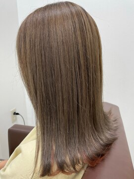 ヘア ポジション HAIR Position 本荘店 ベージュ・オレンジインナー