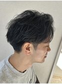 MEN’S HAIR/波巻ツイストスパイラル/フェザーパーマ/伊勢崎