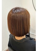 髪質改善で叶える大人ツヤ感ボブ