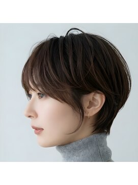 アームスヘアー 狭山ヶ丘店(arm's hair) 【狭山ヶ丘】暗髪でも透ける透明感。骨格補正カット×髪質改善