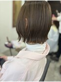切りっぱなしボブ