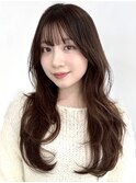 セミロングヘア*レイヤーカット*顏周り*髪質改善
