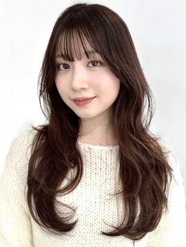 エアー 青山(AIR) セミロングヘア*レイヤーカット*顏周り*髪質改善