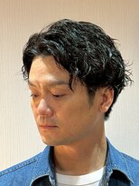 ジェントル(GENTLE) 大人ウェーブ×センターパート