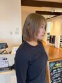 マリブ ヘアリゾート 伊勢崎本店(malibu hair resort) ベージュ×ボブレイヤーブリーチ必須カラーです!
