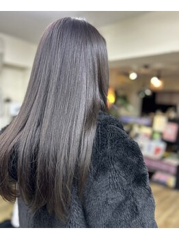 ヘアースペース クラフト(hair space CRAFT)の写真/◎乾かすだけでサロン帰り♪湿度に負けないシルクの指通り!