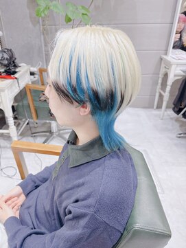 デイズ(days) エンドカラーインナーカラー・デザインカラー・マッシュウルフ