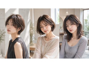 ルシードスタイルサワ(LUCIDO STYLE sawa)の写真/《新規限定/口コミ必須★カット＋イルミナカラー＋TR￥9900》骨格/髪質に合わせたプロの技術で綺麗が続く＊