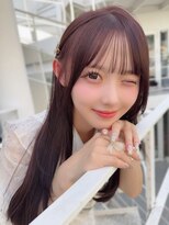 カシュカシュ 表参道(cache cache) ブリーチなしラベンダーカラー/高嶺のなでしこ松本ももなちゃん
