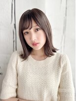 ナル 宇都宮(nalu)&nbsp;nalu宇都宮/髪質改善/縮毛矯正/透明感/外ハネミディ/宇都宮