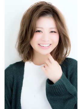 アリエッタ(aRietta) 【aRietta】メルトカラーの大人かわいい無造作ウェーブ/上品ボブ