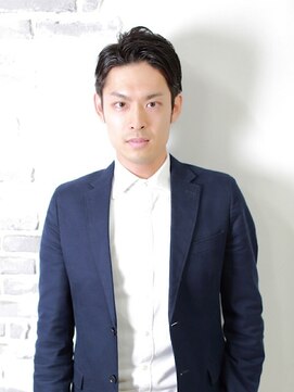 エスヘアー 名古屋 金山(es hair) 20代30代40代メンズビジネスツーブロックアッシュブラック