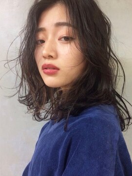 エルマノ 仙川(L mano) セミロングパーマスタイル[Lmano仙川]