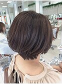大人ショートボブスタイル