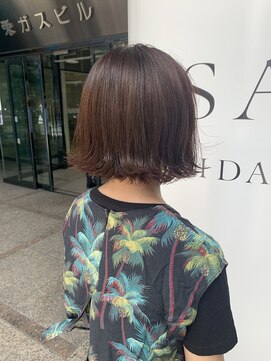 アクシス 栄ガスビル店(`AXIS) 外ハネミニボブ