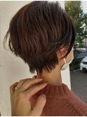 ハンサムショート 透明感仕上げ