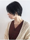 ナチュラルショート_オリーブカラーハイライトカラー_ba245682