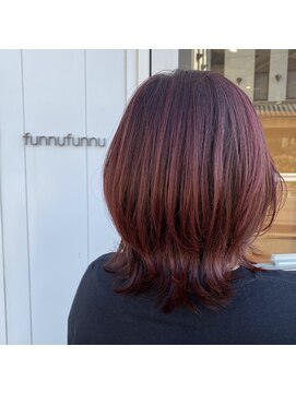 フンヌ フンヌ(funnufunnu) 【funnufunnu】ウィンターピンク#のじカラー