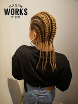 ワークス ヘアデザイン(WORKS HAIR DESIGN) デザインフルコーンロウ