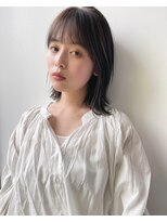 デート 下北沢(DATE)&nbsp;ブリーチなし/透明感カラー/透け感グレージュ/ボブ/韓国