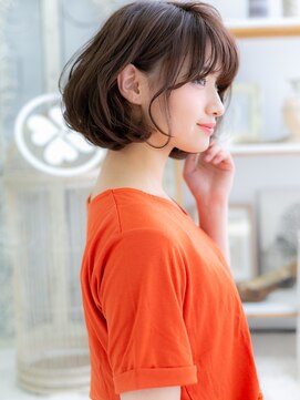 カバーヘア 上尾西口店(COVER HAIR) ★バレイヤージュアシンメトリー小顔パーマボブ20代30代40代★8!