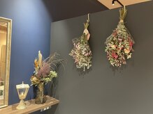 大人かわいい内観で施術中も癒されて☆