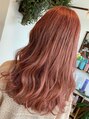 ヘアーサロン プアメリア(Puamelia) 愛され系ロング×ハイトーンピンク