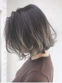 ハイライトグラデーション_グレージュカラー_ba128726